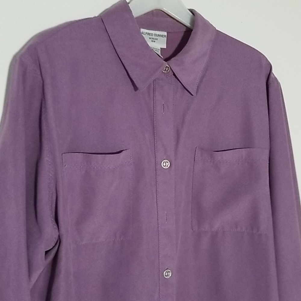 Alfred Dunner Women Plus Faux Suede Jacket/Shirt